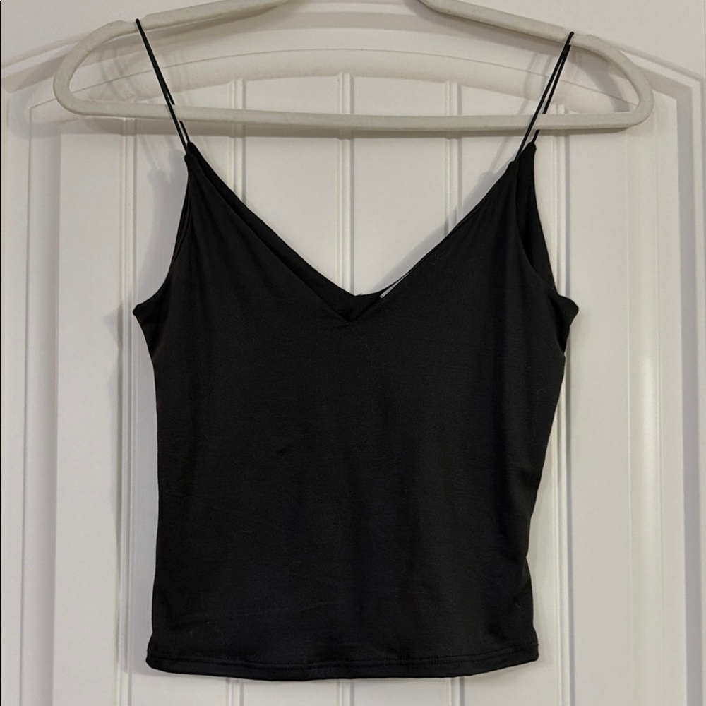 Gaze Black Camisole Top